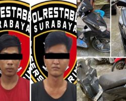 Hendak Jual Motor Curian Dua Pemuda Keok Ditangkap Polisi