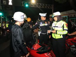 Polisi Amankan Puluhan Ranmor Tidak Sesuai Spektek di Kota Kediri Diduga Balap Liar