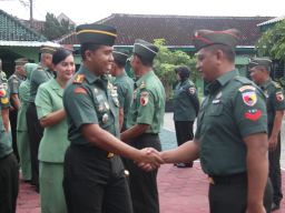 Pimpin Acara Corp Raport Kenaikan Pangkat Anggotanya, Ini Pesan Dandim