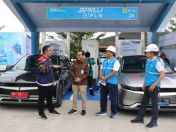 39 Unit SPKLU PLN di Sepanjang Tol Trans Sumatra Siaga Layani Pemudik, Ini Titik Lokasinya