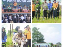 Forkopimcam Jamblang Berpartisipasi dalam Peringatan Hari Bumi dengan Penanaman Pohon di SMAN 1 Jamblang