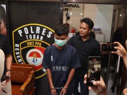 Polisi Amankan Seorang Pemuda di Tuban Diduga Pelaku Begal Payudara