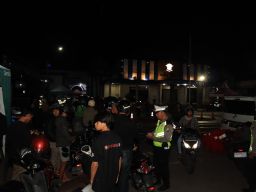 Polres Kediri Kota Amankan Tujuh Motor Tidak Sesuai Spektek Diduga Untuk Balap Liar  