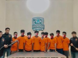 Polisi Berhasil Menangkap 9 Pelaku Pembacokan Pemuda Kapas Madya Surabaya   