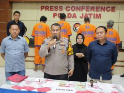 Polda Jatim, Tetapkan Tersangka 4 Kades di Bojonegoro Diduga Korupsi Dana BKK