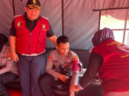 Pastikan Personel Pengamanan WWF Tetap Prima, Polresta Banyuwangi Siagakan Tenaga Medis 