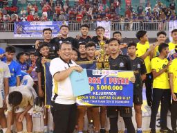 Putra BOMA Bojonegoro Jadi Juara di Kejurprov Bola Voli U-17