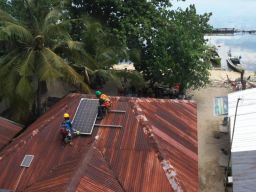 Pasang 118 Mikro PLTS, PLN Listriki Warga Tiga Pulau di Pangkep Dengan Energi Bersih