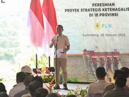 Tahun Baru Gebrakan 100 Hari:Presiden Prabowo Resmikan 37 Proyek Listrik Nasional Menuju Pertumbuhan 8%