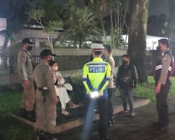 Masifkan Patroli Malam Sat Samapta Polresta Malang Kota Pantau Fasum