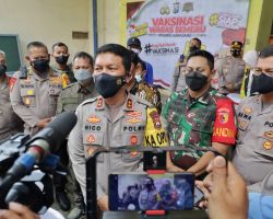 34.690 vaksin Presisi di 86 titik hari ini dilaksanakan di jatim, Kapolda Cek dan Interaktif virtual dengan Kapolri dari Lumajang