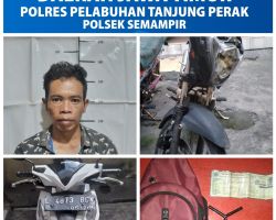 Unit Reskrim Polsek Semampir Tangkap Pelaku Curanmor