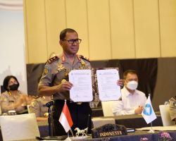 DivHubinter Polri Berkontribusi Kembangkan Strategi Keamanan Regional Melanesian Spearhead Group