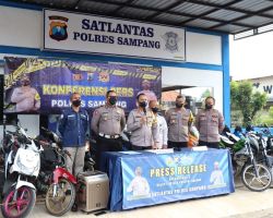 Jelang Bulan Suci Ramadhan, Polres Sampang Amankan 40 Ranmor di Arena Balap Liar
