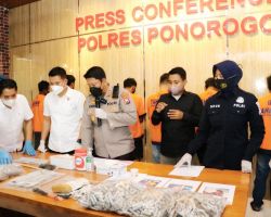 Polres Ponorogo Menetapkan Tujuh Tersangka Kasus Petasan Meledak