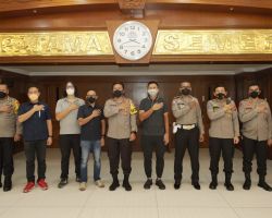 Kapolda Jatim Menerima Audiensi mainsepeda.com dan DBL Indonesia