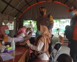 Sukseskan Herd Immunity Polres Pamekasan Gelar Vaksinasi Terpadu
