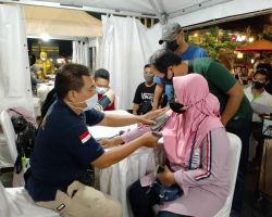 Polres Madiun Kota Buka Gerai Vaksin Malam Hadapi Mudik Lebaran