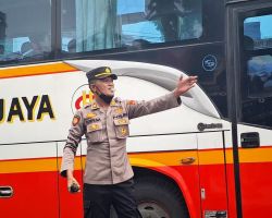 Polres Tulungagung Pertebal Personil di Lapangan Hadapi Arus Balik Mudik Lebaran