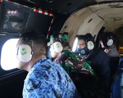 Jaga Kamtibmas Polres Ponorogo Bersama Forkopimda Laksanakan Patroli Balon Udara Liar