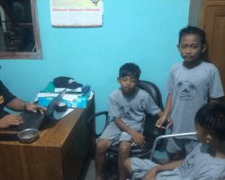 Polresta Banyuwangi Serahkan Tiga Bocah Terlantar Kepada Orang Tuanya