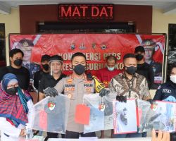 Komitmen Ciptakan Kamtibmas,Polres Pasuruan Kota Berhasil Ungkap Pelaku Curanmor