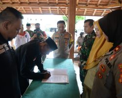 Wujudkan Madiun Kondusif Paguyuban Pencak Silat Bersama Polres Madiun Kota Tandatangani Pakta Integritas