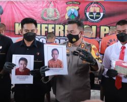 Polres Kediri Berhasil Menangkap Lima Orang Spesialis Pencuri Mobil