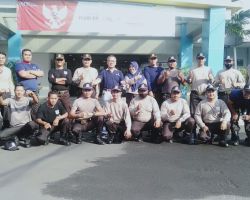 Satuan Pengamanan Haleyora Penempatan PLN Gelar Latihan Bersama 