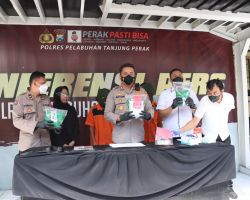 Polres Tanjung Perak Berhasil Gagalkan Peredaran 3,037 Kilogram Sabu di Surabaya, Dua Pelaku Diamankan