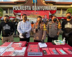 Berhasil Menangkap Sindikat Curanmor, Polresta Banyuwangi Serahkan Sitaan Puluhan Motor kepada Pemiliknya