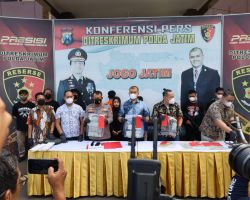 Polda Jatim Ringkus Komplotan Curanmor yang Beraksi di Wilayah Jatim