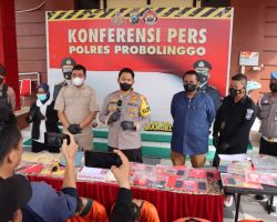 Polres Probolinggo Berhasil Ungkap 12 Kasus Narkoba,15 Tersangka Diamankan