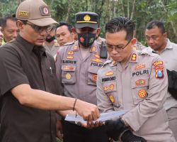 Mitigasi Bencana,Kapolres Bondowoso Memastikan Kesiapan Jalur Evakuasi Dampak Erupsi Gunung Raung