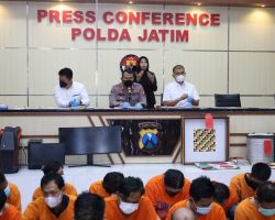 Sepanjang Tahun 2022 Sindikat Judi Online Dibongkar Polda Jatim,500 Tersangka Ditahan