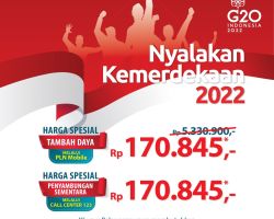 Promo Nyalakan Kemerdekaan, PLN Beri Diskon Tambah Daya Hanya Rp 170.845