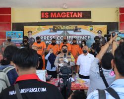 Polres Magetan Berhasil Menangkap Sejoli Pembobol Kotak Amal Masjid