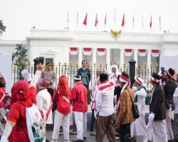 Di Acara Kirab Merah Putih, Kapolri Gelorakan Semangat Persatuan-Kesatuan Bangsa