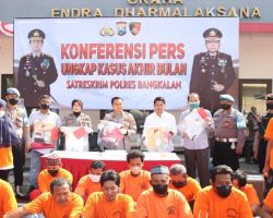 Polres Bangkalan Berhasil Ungkap 29 Kasus Selama Sebulan