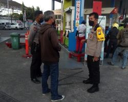 Pasca Kenaikan Harga BBM Polres Tanjung Perak Bersama TNI dan Satpol PP Amankan 14 SPBU Pertamina