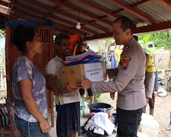Polres Malang dan Bhayangkari Salurkan Bantuan Korban Banjir di Sumbermanjing Wetan