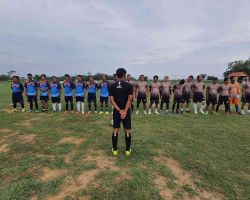 Laga persahabatan Nafas Tua FC menang atas Nasdem FC Rembang