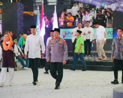 Kapolri Gelorakan Semangat Persatuan-Kesatuan Saat Tutup Porseni NU