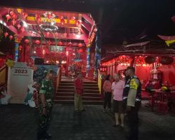 Gelar Pam Tahun Baru Imlek, Polsek Denpasar Utara Jamin Kenyamanan & Kebebasan Dalam Beribadah