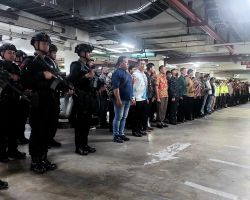 Ratusan Personel Polda Bali Amankan Munaslub Harley Davidson