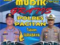 Balik Mudik Gratis Bersama Polres Pacitan Wujudkan Mudik Aman dan Berkesan