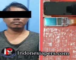 Driver Ojol Nyambi Erdarkan Sabu Ditangkap Polisi
