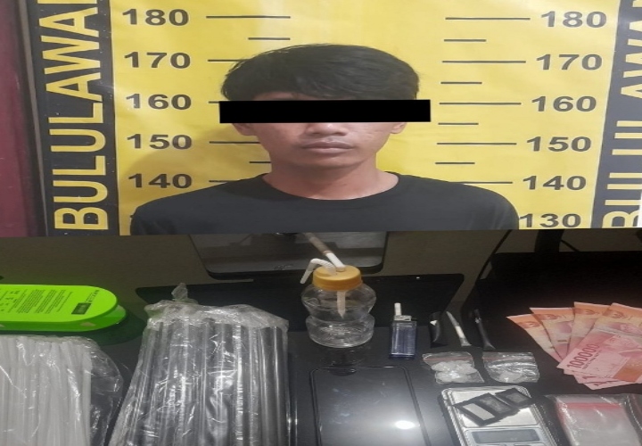 Polres Malang Ungkap Peredaran Narkoba, Terduga Pengedar dan 5 Poket Sabu Siap Diamankan