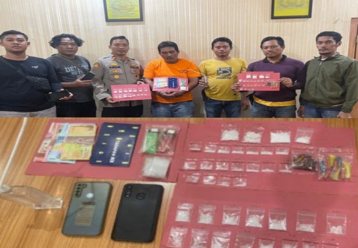 Unit Reskrim Polsek Cerme Amankan Seorang Bandar, Berikut Barang Bukti Sabu 27,59 Gram