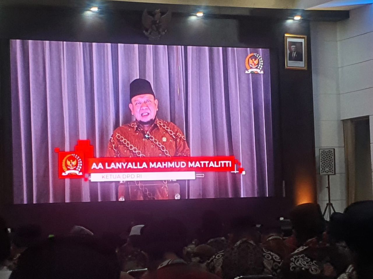 Buka Mukernas, LaNyalla Ajak Wahdah Islamiyah Perjuangkan Pancasila Sebagai Falsafah Dasar Negara Seutuhnya